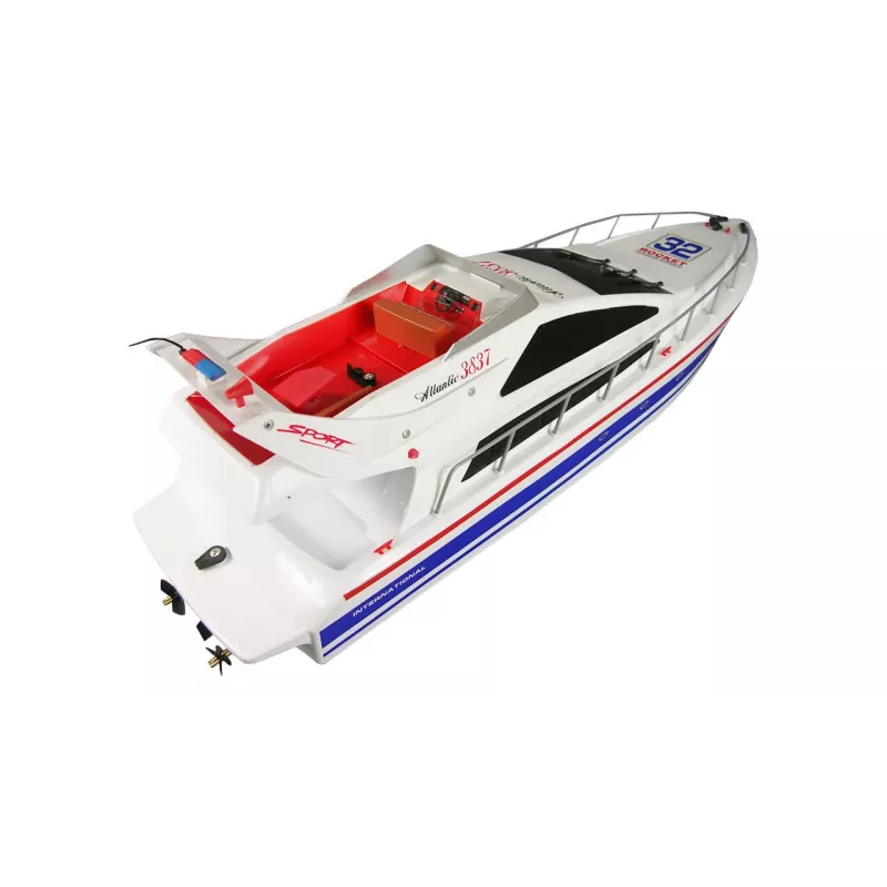 Amewi 26005, Ready-to-Run (RTR), Zila, Sarkana, Balta, Laiva, Elektromotors, 730 mm