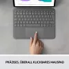 Korpuss ar tastatūru Combo Touch US iPad Pro 11 1.,2.,3. paaudze pelēks