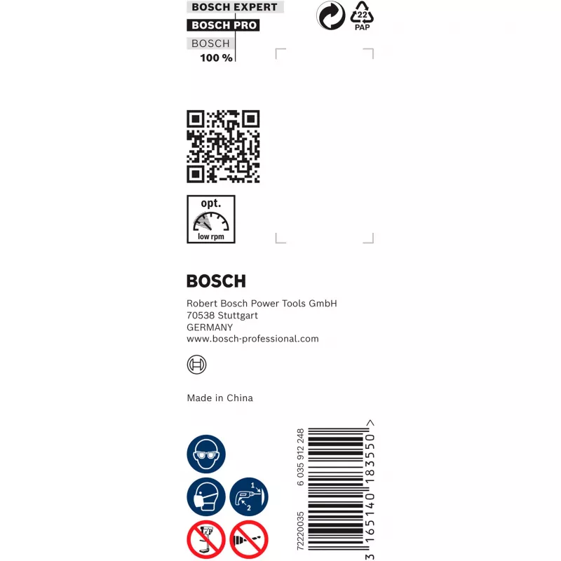 BOSCH PRO koka skrūvurbis, 20 mm — precīza urbšana kokā