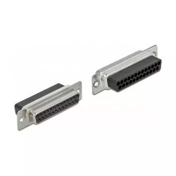 D-Sub 25 kontaktu spraudnis (sieviešu) uz 2 x RJ45 ligzdām (sieviešu) DeLOCK 66834