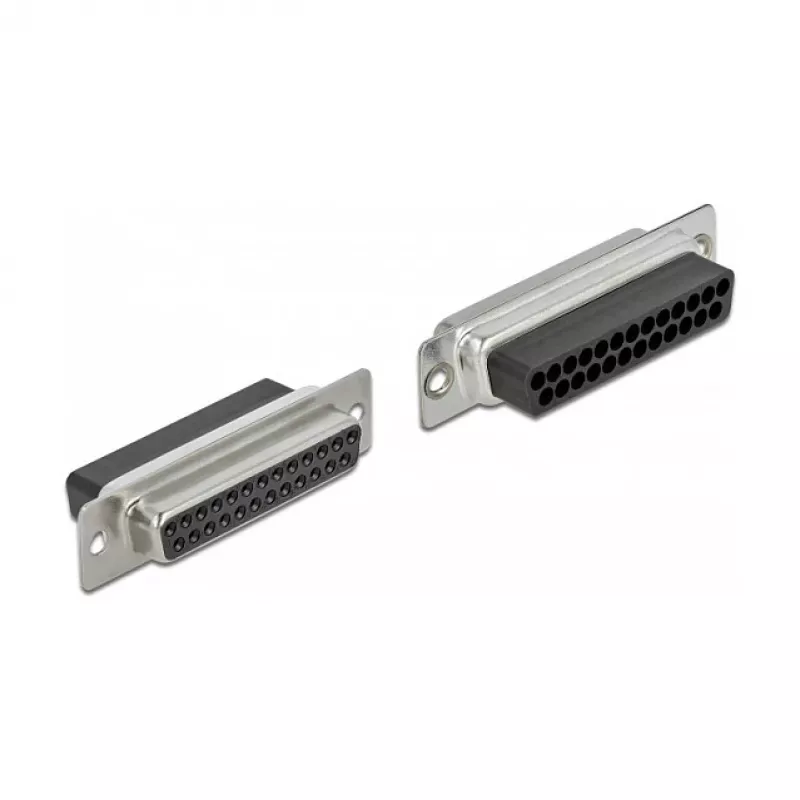 D-Sub 25 kontaktu spraudnis (sieviešu) uz 2 x RJ45 ligzdām (sieviešu) DeLOCK 66834