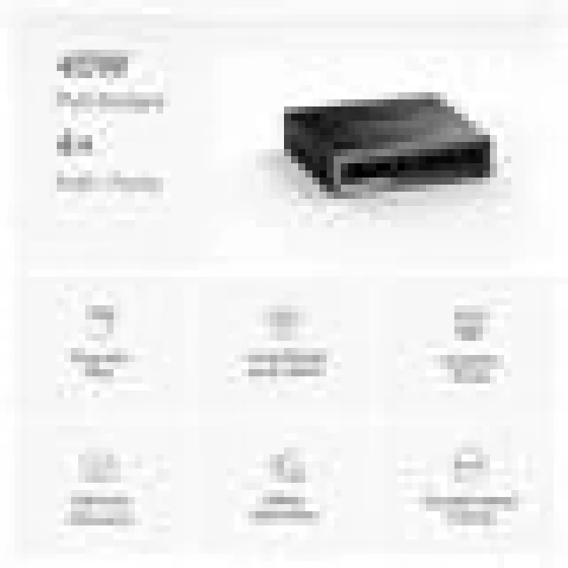 Mercusys 6 portu 10/100Mbps galddatora slēdzis ar 4 portu PoE+