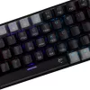 Mehāniskā spēļu tastatūra White Shark Wakizashi WAKIZASHI-2 ar US sarkanajiem slēdžiem, melni pelēka