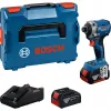 Bezvada triecienatslēga Bosch GDR 18V-215 ar 2x 4.0Ah akumulatoriem