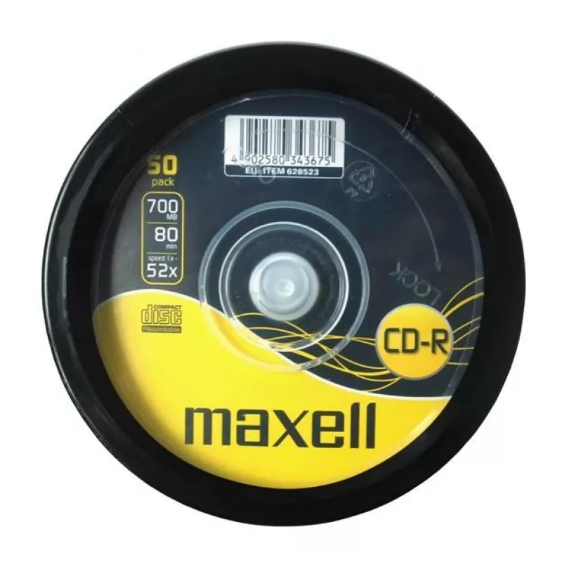 Maxell MAX27051 tukšs CD CD-R 700 MB 52x 50 gab.