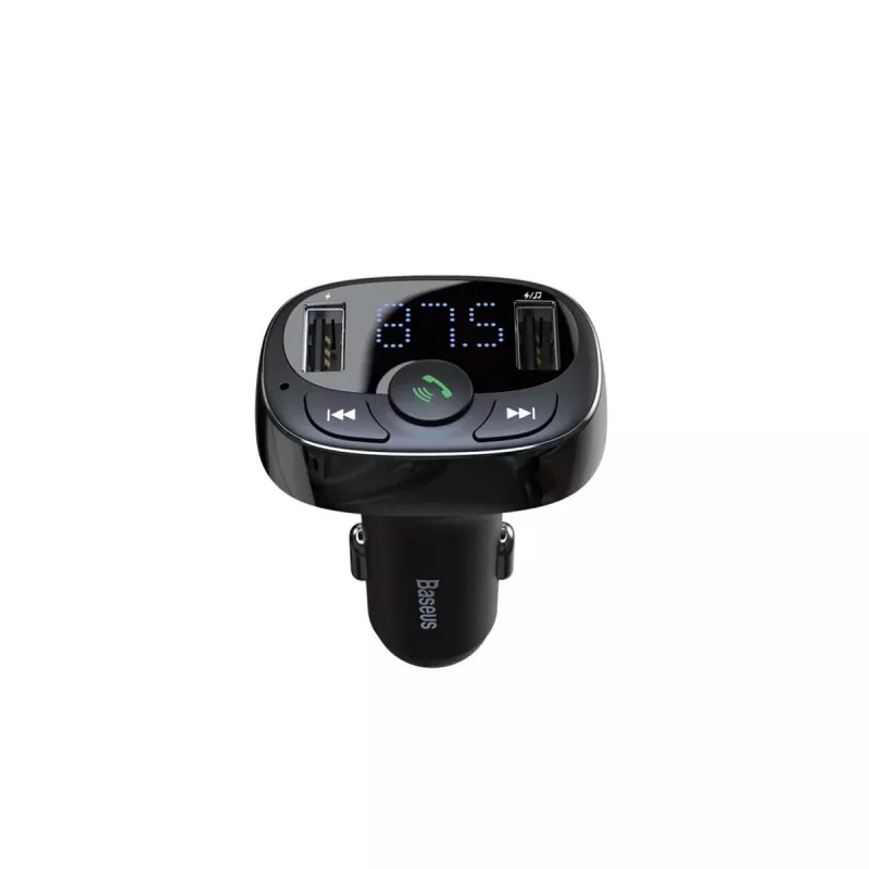 FM raidītājs Baseus SUP0004410 87.5-108 MHz Bluetooth USB Melns