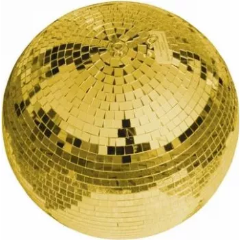 Disko bumba EUROLITE 30 cm zelta spoguļbumba (modelis 50120035)