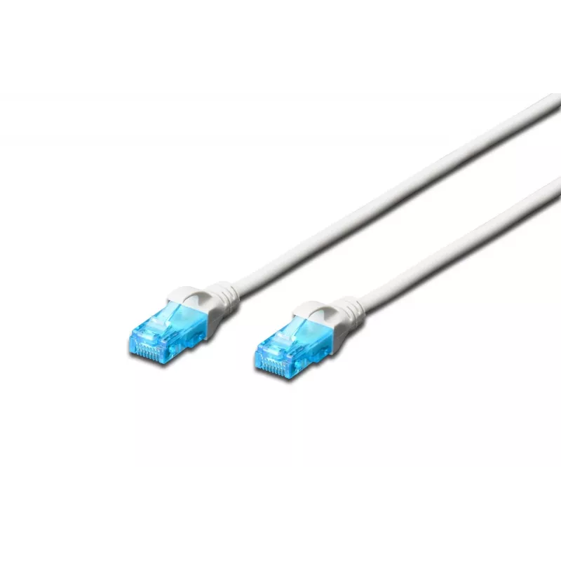 Tīkla kabelis Digitus 0,25m RJ-45 Cat5e Balts