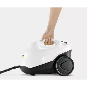 Cilindriskais tvaika tīrītājs Kärcher SC 3 EasyFix — 1900 W, 0,5 L tvertne, 3,5 bāri, 2,2 m šļūtene