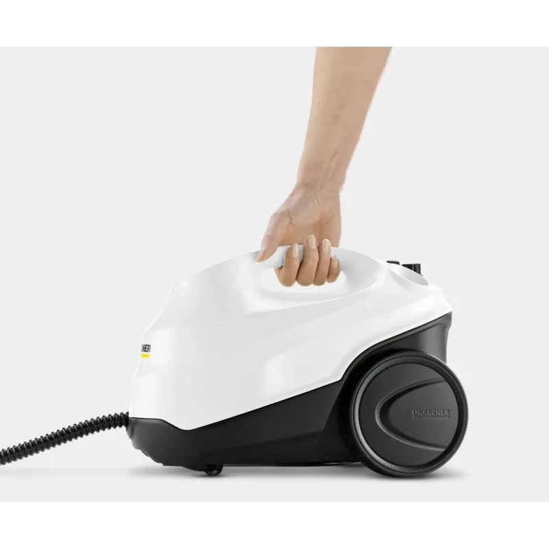 Cilindriskais tvaika tīrītājs Kärcher SC 3 EasyFix — 1900 W, 0,5 L tvertne, 3,5 bāri, 2,2 m šļūtene