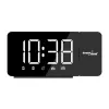 Digitālais LED pulksteņa radio GreenBlue GB172 ar FM uztvērēju, projektoru, termometru, USB 5V un CR2032 barošanu