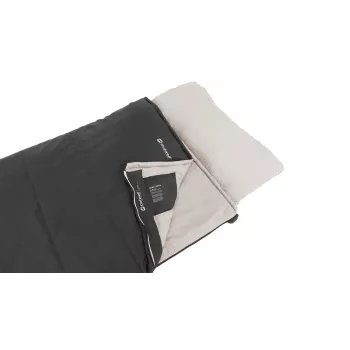 Guļammaiss Outwell Contour Prime pieaugušajiem taisnstūrveida 850×2200 mm poliesters tumši pelēks