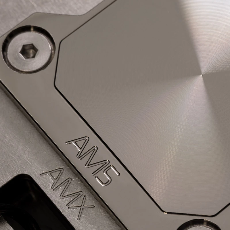 EK Waterblocks EK-Quantum Velocity2 D-RGB - AM5, niķelis + akrils