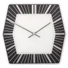 NeXtime pulkstenis 8128zw Hexagon, 43x43 cm, sienas, balts