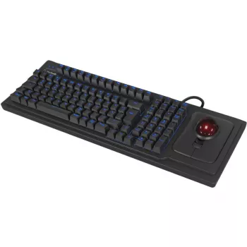 KeySonic KSK-8202ELU-T (US) tastatūra Universāla USB QWERTY ASV angļu Melna