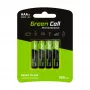 Uzlādējama baterija zaļa Cell GR03 AAA NiMH 1,2 V 950 mAh – 4 gab., blisteris