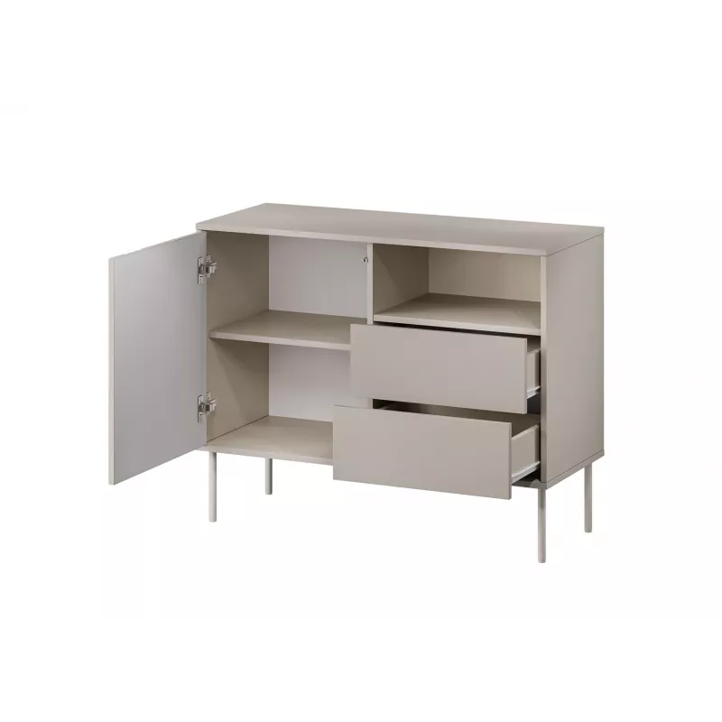 Cama 1D2S TRESSE kumode 100x40x75 kašmira matēts