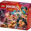 LEGO NINJAGO komplekts 71827 Zane kaujas tērpa mehs, 92 detaļas, 2 minifigūras, augstums 100 mm, vecumam 6+