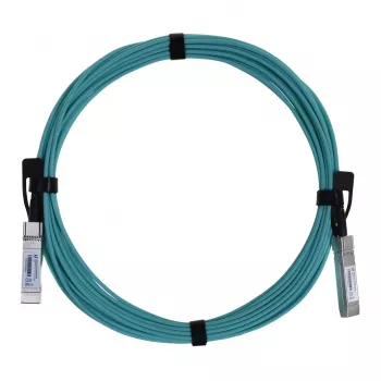 Optiskais/AOC kabelis UBIQUITI UACC-AOC-SFP10-5M SFP+ uz SFP+, 10 Gbit/s, 5 m, 850 nm, PVC apvalks, akvamarīns