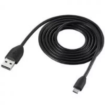 USB kabelis HTC DC M410 Micro-USB A uz USB A melns