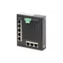 Digitus 8 Portu Gigabitu Ethernet tīkla slēdzis, plakans, rūpniecisks, nepārvaldīts