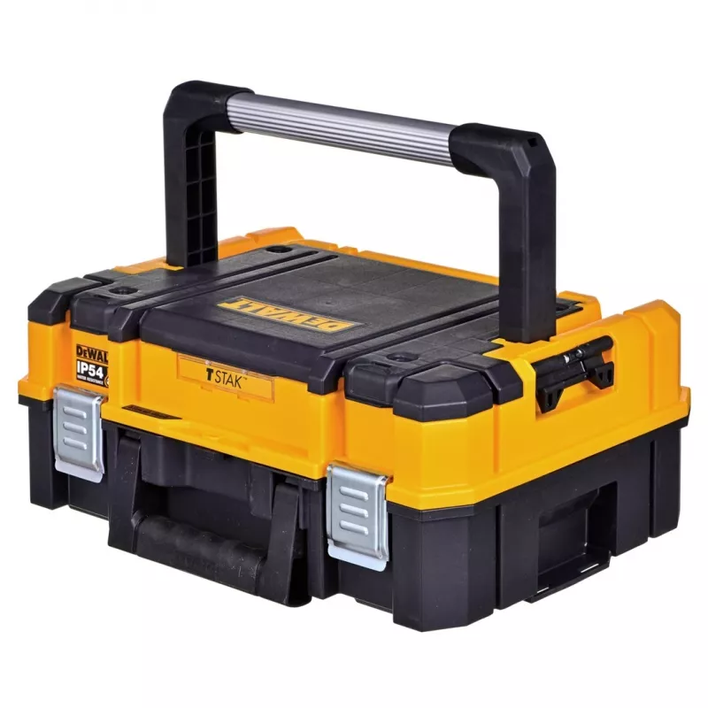 Instrumentu glabāšanas futlāris DeWalt DWST83344-1, ūdensnecaurlaidīgs, dzeltens, 440 × 183 × 332 mm, 2 rokturi, bloķējams