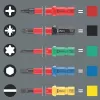 Wera 05006605001 Kraftform Kompakt VDE 15 griezes momenta skrūvgriežu komplekts