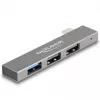 DeLOCK 3 portu plāns USB centrmezgls USB Type-C 10 Gbps 2 x USB 2.0
