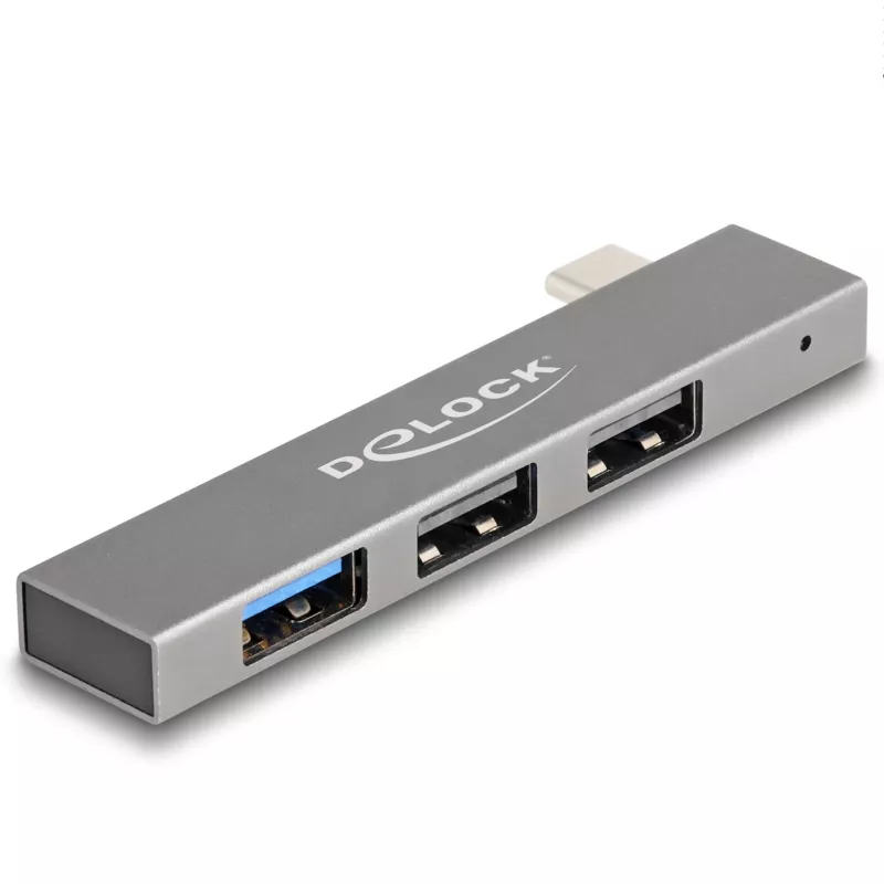 DeLOCK 3 portu plāns USB centrmezgls USB Type-C 10 Gbps 2 x USB 2.0