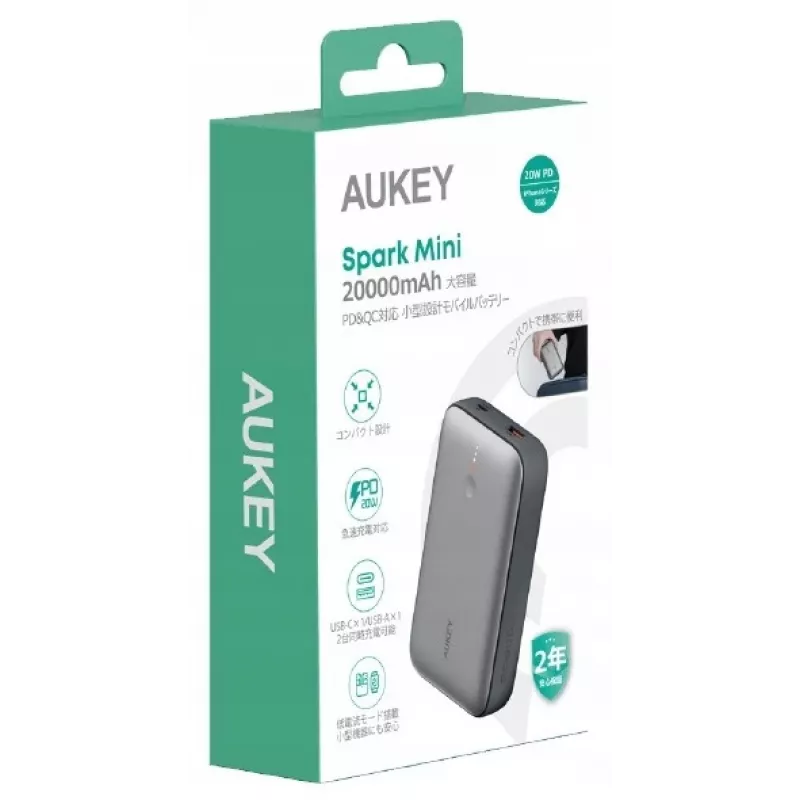 Ārējais akumulators AUKEY PB-Y57 Spark Mini 20000 mAh