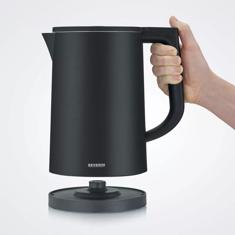 Severin WK 3483 elektriskā tējkanna 1.7 L 2200 W Melna