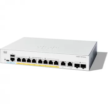 Pārvaldāms komutators Cisco Catalyst 1300-8P-E-2G 8 portu GE PoE