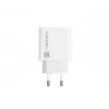 Iekštelpu maiņstrāvas ātrās uzlādes lādētājs NATEC RIBERA 12V 20W USB-C PD 3.0 + USB-A Samsung AFC balts