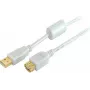 shiverpeaks BS77120-WF USB kabelis 1 m USB 2.0 USB A balts (BS77120-WF)