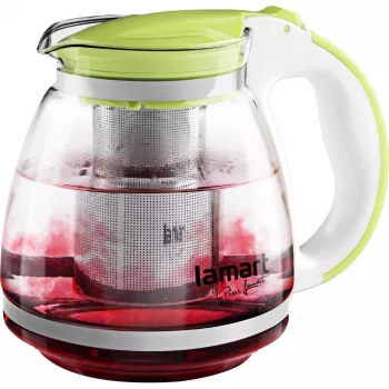 Tējas sietiņš Glass Lamart LT7028 Zaļš caurspīdīgs 13 cm diametrs 155 mm augstums