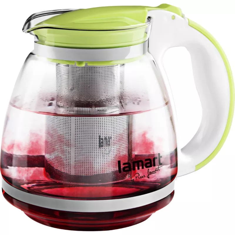 Tējas sietiņš Glass Lamart LT7028 Zaļš caurspīdīgs 13 cm diametrs 155 mm augstums