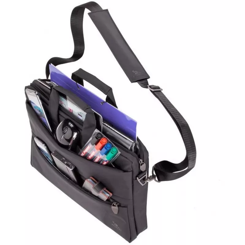 Messenger soma Rivacase 8630 39,6 cm (15,6 collas) Melna