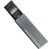 Qoltec korpuss M.2 SATA (NGFF) SSD diskam, USB-C