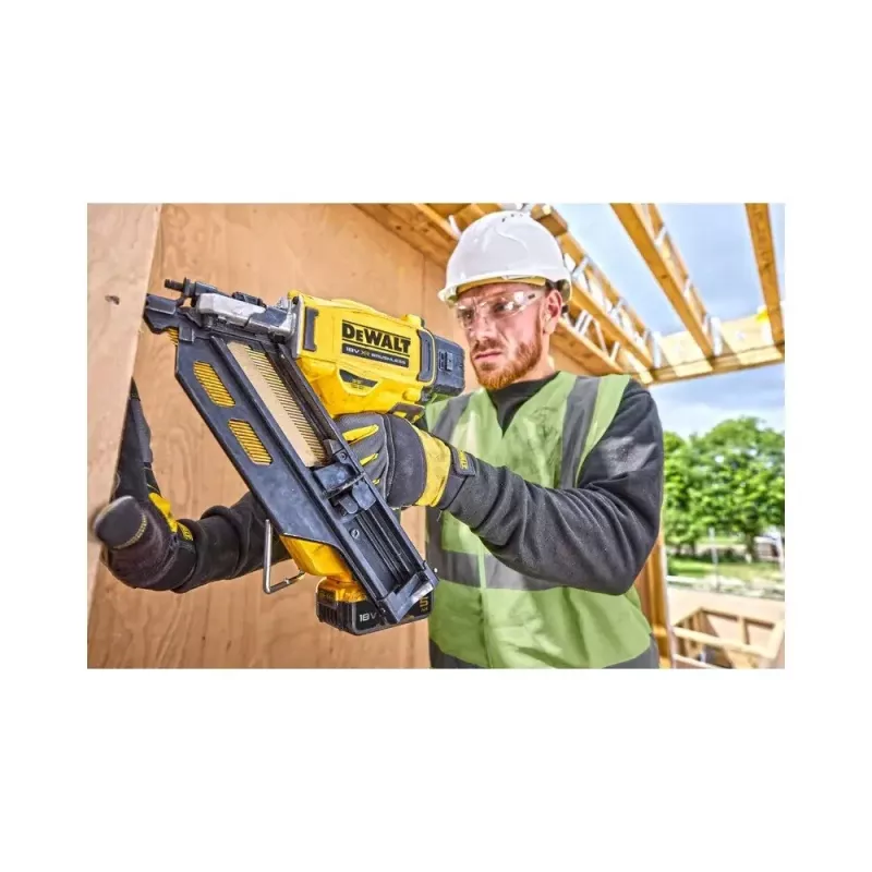 Naglošanas pistole DeWALT DCN930N-XJ 18V bezvada leņķa magazīna, 2,8 mm, 5–90 mm skavas, 55 ietilpība