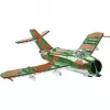 Būvniecības rotaļlieta Cobi Lim-5 MiG-17F Austrumvācijas Gaisa spēku modelis 5825, konstruktors