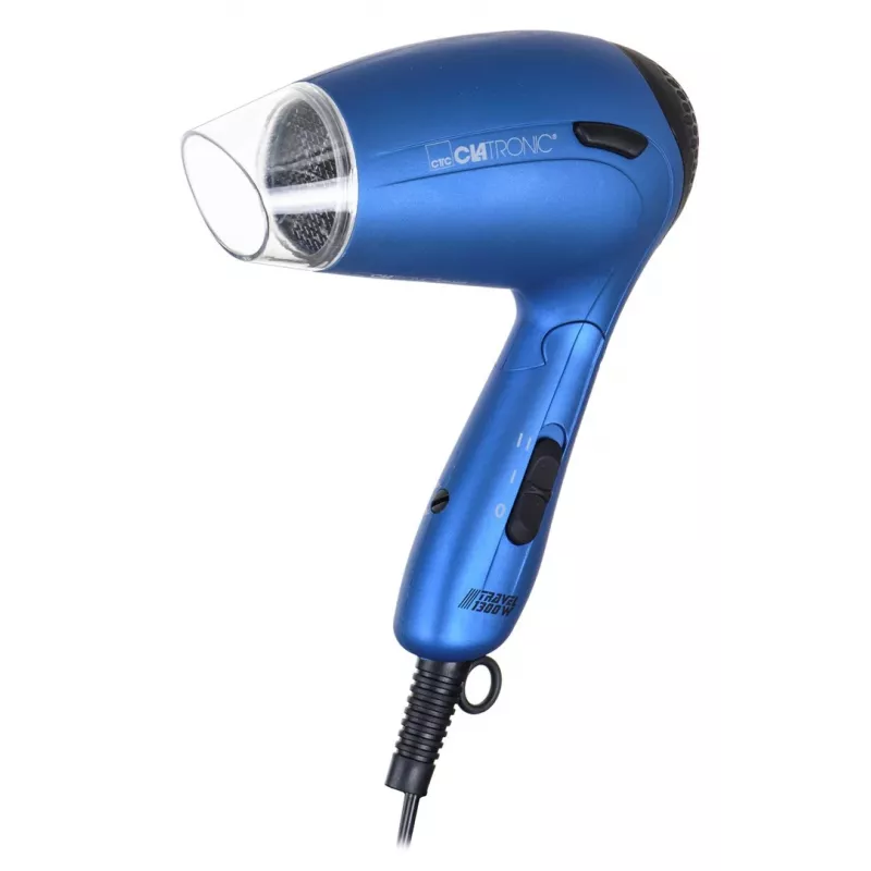 Clatronic HTD 3429 ceļojumu matu žāvētājs 1300 W, zils