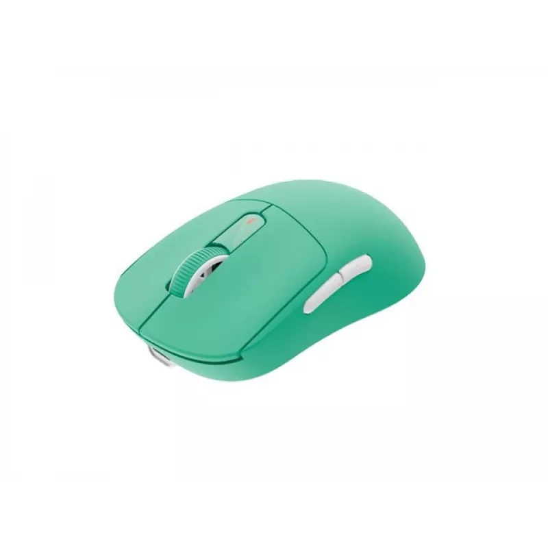 Bezvadu pele Fury Tanto T4 piparmētru zaļa — regulējams DPI, USB uztvērējs, ergonomisks dizains