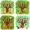 Puzzle UP - Četri gadalaiki (12, 16, 20 un 24 gabaliņi)