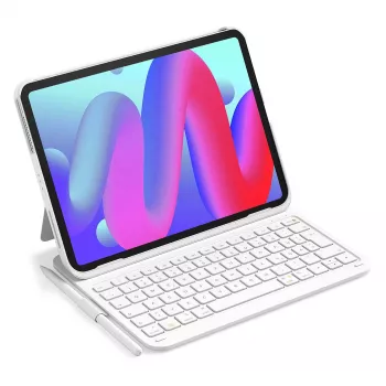 Folio tastatūras futrālis Inateck BK2007 iPad Air 11 collu (27,9 cm) — Bluetooth, QWERTZ, 250 mAh baterija