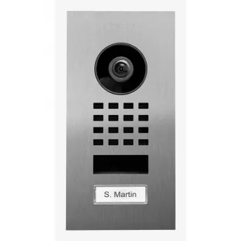 Video durvju zvana sistēma DoorBird D1101V nerūsējošais tērauds 1080p IR