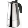 Xavax plīts virsmas espresso automāts no nerūsējošā tērauda 4 krūzītēm, plīts virsmas kanna, t.sk. indukcijai, 200ml (00111274)
