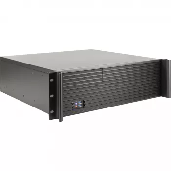 Servera skapis Inter-Tech 3U-K-340L melns ATX 60 mm ventilatori