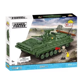 Konstruktoru komplekts Cobi Blocks BMP-1 758 detaļas - mēroga modelis no būvklučiem