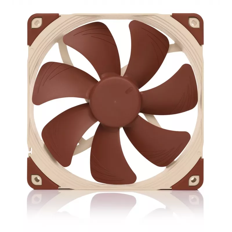 Ventilators Noctua NF-A14 140 mm PWM 5 V 1.3 W Bronzas/Bēšs, 1500 RPM, 140.2 m³/h, 24.6 dB