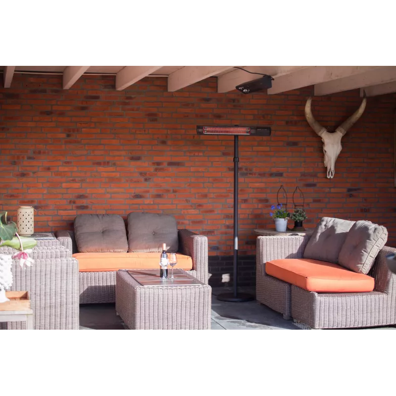SUNRED | Sildītājs | RD-DARK-25S, Dark Standing | Infrasarkanais | 2500 W | Melns | IP55